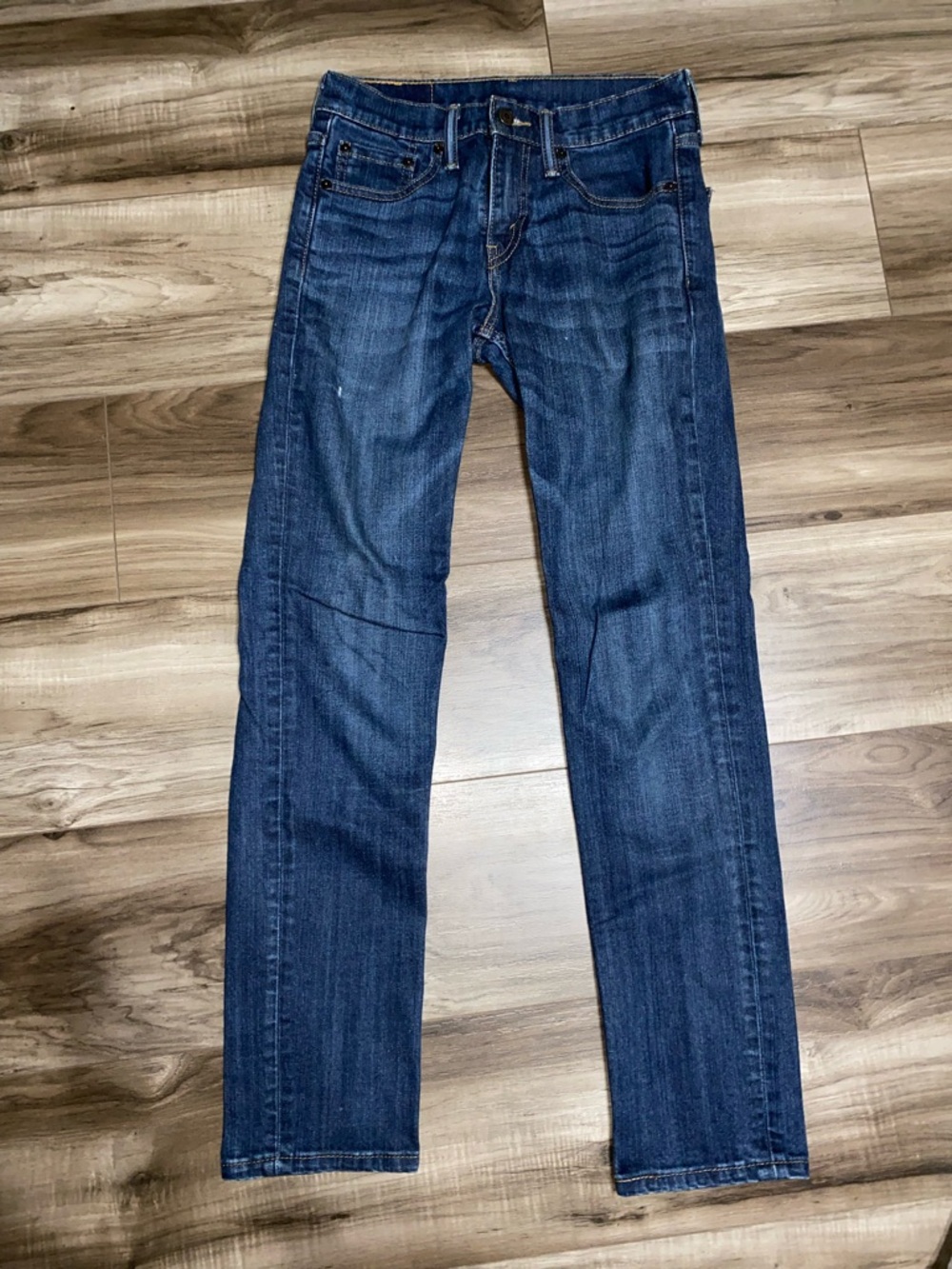 Men’s Levi's Straight Jeans in Deep Blue Wash